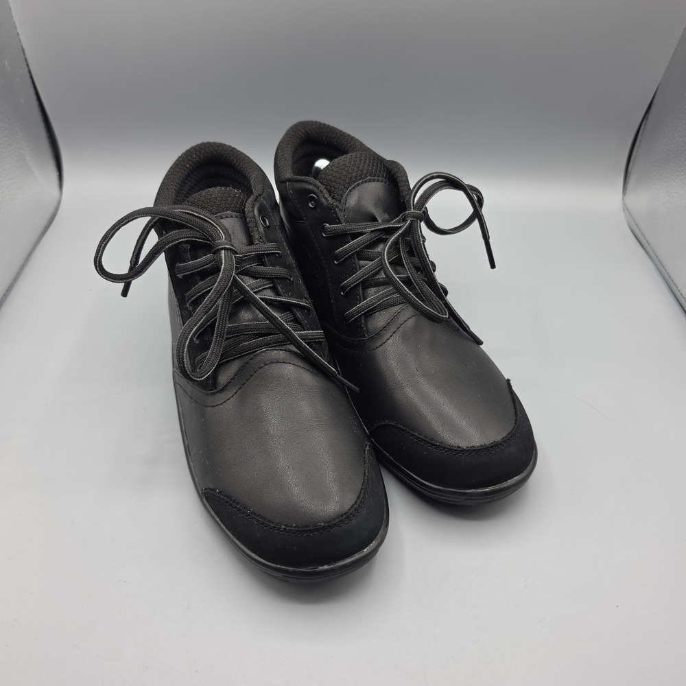 Orthofeet Milano Boots Womens Size 8 Medium Black Leather Ankle Comfort Shoes